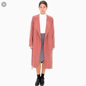 Vintage American Apparel Dylan Trench Coat Cocoa Bean